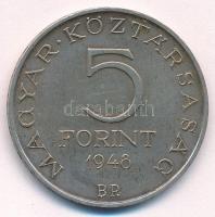 1948. 5F Ag "Petőfi"   T:1- patina
Adamo EM1
