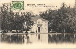 1901 Saint Petersburg, Sankt-Peterburg, St. Petersbourg; Peterhof, Chateau Marli de Pierre le grand / Marly palace. TCV card