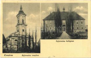 1943 Komárom, Komárno; Református templom és kollégium. A Református Árvaház kiadása / Calvinit church and boarding school (EK)