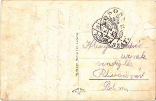 1938 Losonc, Lucenec; mozaiklap zsinagógával / multi-view postcard with synagogue + "Losonc vis...