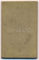 1927. "Egyetértés Sport Club 1907-1927" Br emlékplakett (38x60mm) T:2