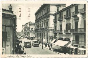 1939 Palermo (Sicily), Via Ruggero Settimo / street, autobuses (EK)