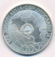 Jugoszlávia 1980. 1000D Ag "Tito" T:1 (PP)
Yugoslavia 1980. 1000 Dinara Ag "Tito&quo...