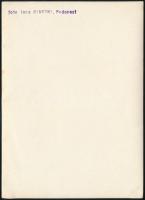 cca 1934 Kinszki Imre (1901-1945) budapesti fotóművész pecséttel jelzett, vintage fotóművészeti alko...