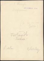 cca 1935 Kinszki Imre (1901-1945) budapesti fotóművész pecséttel jelzett, feliratozott, vintage fotó...