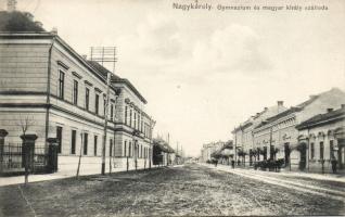 Nagykároly grammar school and hotel (EB)