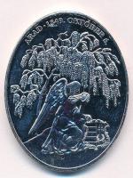 DN "Tizenhárom aradi vértanú - Schweidel József" ezüstözött Cu-Zn emlékérem (36x46,2mm) T:...