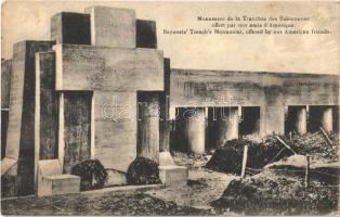 Douaumont, Trench of Bayonets monument offered by our American friends (fl)