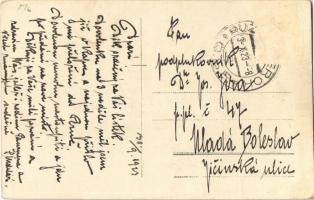 1923 Rózsahegy, Ruzomberok; Partia pri Váhu / Részlet a Vág partjáról / Váh riverbank (EB)