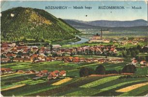 1918 Rózsahegy, Ruzomberok; Mnich hegy. Valuch János kiadása / Mních / mountain (Rb)