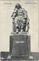 1913 The Hague, Den Haag, s-Gravenhage; Standbeeld van Spinoza / monument (EK)