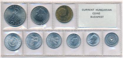 1980. 2f-10Ft (9xklf) érmés forgalmi sor fóliatokban T:1 Adamo FO13