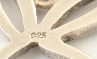 Ezüst(Ag) nyaklánc Playboy nyuszi medállal, jelzett, h: 40 cm, 3×2 cm, nettó: 17,6 g