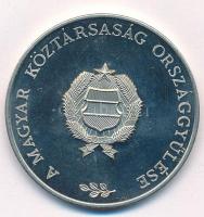 1989. A Magyar Köztársaság Országgyűlése / Parlament- Budapest fém emlékérem tokban (40mm) T:1 (PP)