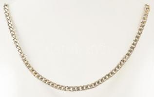 Ezüst(Ag) nyaklánc, jelzés nélkül, h: 45 cm, nettó: 23,9 g