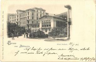 1898 Abbazia, Opatija; Hotel Stefanie (EK)