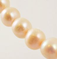 Tenyésztett gyöngy nyaklánc, h: 38 cm