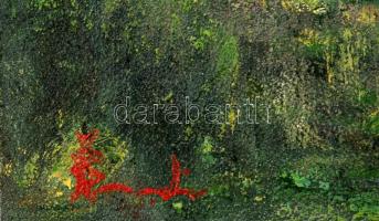 Olvashatatlan jelzéssel: Felsőbánya. Olaj, farost, 30×40 cm