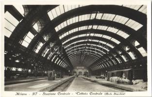 Milano, Stazione Centrale, Tettoia Centrale / railway station interior, roof