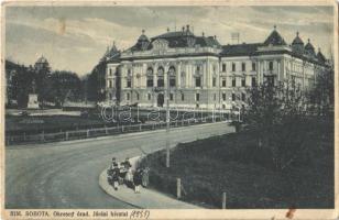 1931 Rimaszombat, Rimavská Sobota; Okresny úrad / Járási hivatal / district court (ragasztónyom / glue marks)