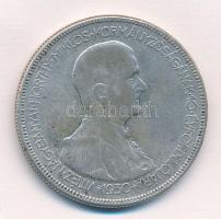 1930. 5P Ag Horthy jobbra T:3 patina Adamo P8