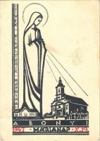 1947 Abony, Mária-Nap, Szívek Királynője Kápolna (EK)