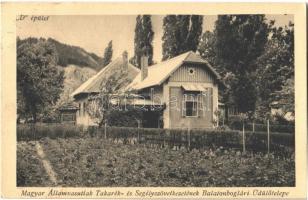 1937 Balatonboglár, Magyar Államvasutiak Takarék- és Segélyszövetkezetének üdülőtelep, D épület