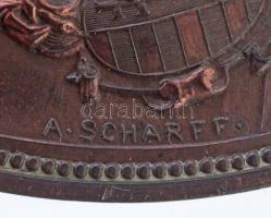 Anton Scharff (1845-1903) 1886. "Buda visszavívásának 200 éves emlékére" Br emlékérem. &qu...
