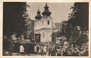 1930 Mátraverebély, Szentkúti kegyhely, kegytemplom, úrnapi ünnep