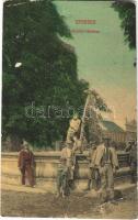 1915 Eperjes, Presov; Neptun csatorna / fountain (EB)