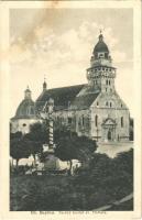 1929 Szakolca, Skalica; Farsky kostol sv. Michala / Szent Mihály plébániatemplom / parish church (fl)
