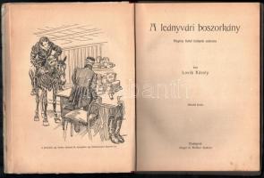 Lovik Károly: A leányvári boszorkány. Bp.,é.n.,Singer és Wolfner. Kiadói illusztrált félvászon-kötés...