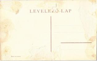 Eperjes, Presov; Flórián utca a Városháza boltíves kapujából nézve, üzletek. Divald Károly fia kiadá...