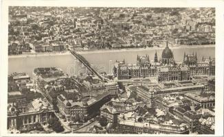 1953 Budapest, Parlament, Kossuth híd. Képzőművészeti Alap