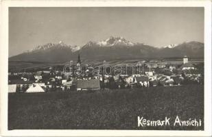1939 Késmárk, Kezmarok; Ansicht / látkép / general view. photo