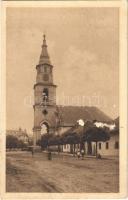 1933 Zólyom, Zvolen; Evang. kostol / Evangélikus templom / Lutheran church (ragasztónyom / glue marks)