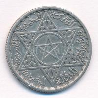 Marokkó 1953. 100Fr Ag T:2 
Morocco 1953. 100 Francs Ag C:XF 
Krause Y#52