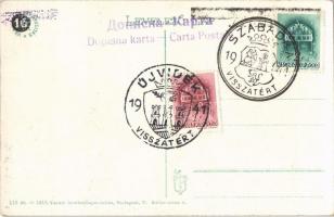 Szabadka, Subotica; vasútállomás, pályaudvar, villamos / railway station, tram + "1940 Szabadka...