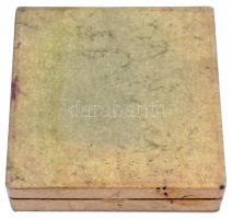 DN Modern Br emlékplakett, eredeti dísztokban. Szign.: Gaál T. (~115mm) T:2