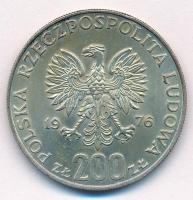 Lengyelország 1976. 200Zl Ag "XXI. Olimpia" T:1- patina 
Poland 1976. 200 Zlotych Ag &quo...