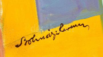 Bolmányi jelzéssel: Kompozíció. Olaj, vászon, 120×80 cm