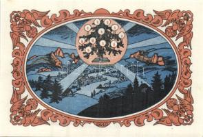 Német Birodalom/Weimari Köztársaság/Kahla 1921. 50Pf(6x) 6klf db, teljes sor T:I