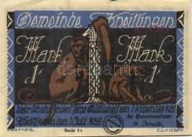 Német Birodalom/Weimari Köztársaság/Kneitlingen 1922. 50Pf(4x) + 75Pf(4x) + 1M(2x) összesen 10klf db...