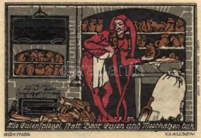 Német Birodalom/Weimari Köztársaság/Kneitlingen 1922. 50Pf(4x) + 75Pf(4x) + 1M(2x) összesen 10klf db...