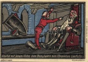 Német Birodalom/Weimari Köztársaság/Kneitlingen 1922. 50Pf(4x) + 75Pf(4x) + 1M(2x) összesen 10klf db...