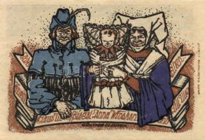 Német Birodalom/Weimari Köztársaság/Kneitlingen 1922. 50Pf(4x) + 75Pf(4x) + 1M(2x) összesen 10klf db...