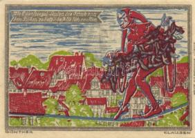 Német Birodalom/Weimari Köztársaság/Kneitlingen 1922. 50Pf(4x) + 75Pf(4x) + 1M(2x) összesen 10klf db...