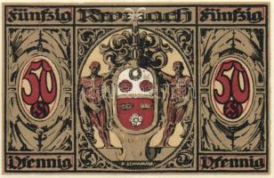 Német Birodalom/Weimari Köztársaság/ Kronach 1921. 25Pf(3x) + 50Pf(3x) összesen 6klf db, teljes sor ...