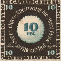 Német Birodalom/Weimari Köztársaság/Halle 1921. 10Pf(5x) + 20Pf(5x) összesen 10klf db, teljes sor T:...