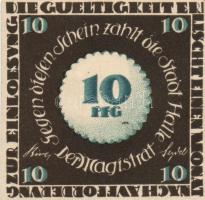 Német Birodalom/Weimari Köztársaság/Halle 1921. 10Pf(5x) + 20Pf(5x) összesen 10klf db, teljes sor T:...